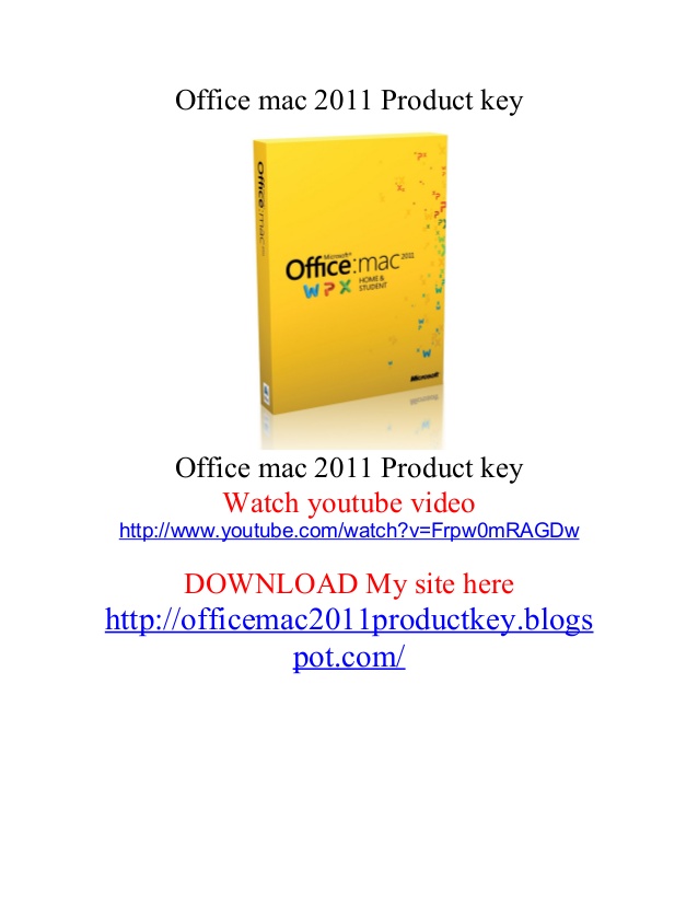 download microsoft word 2011 for mac with product key